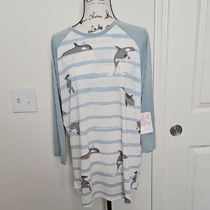 Orca Killer Whale Striped Randy Shirt